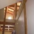 Blick vom Untergeschoss in die 1. Etage